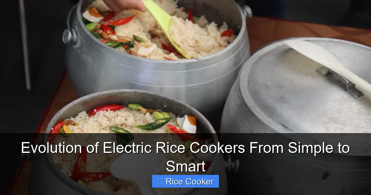 Evolution of Electric Rice Cookers From Simple to Smart