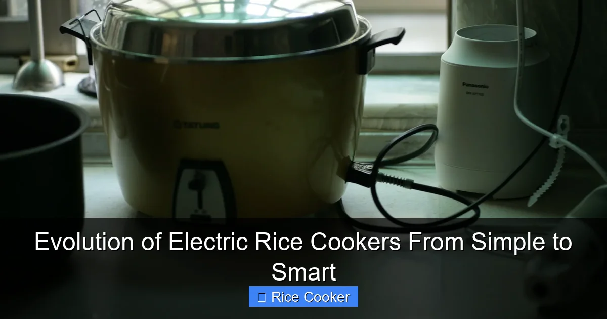 Evolution of Electric Rice Cookers From Simple to Smart