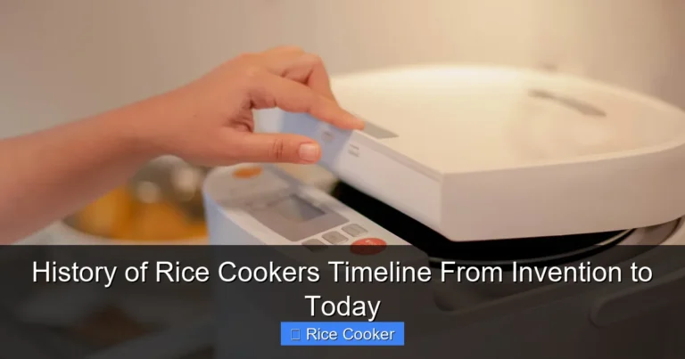 History of Rice Cookers Timeline From Invention to Today