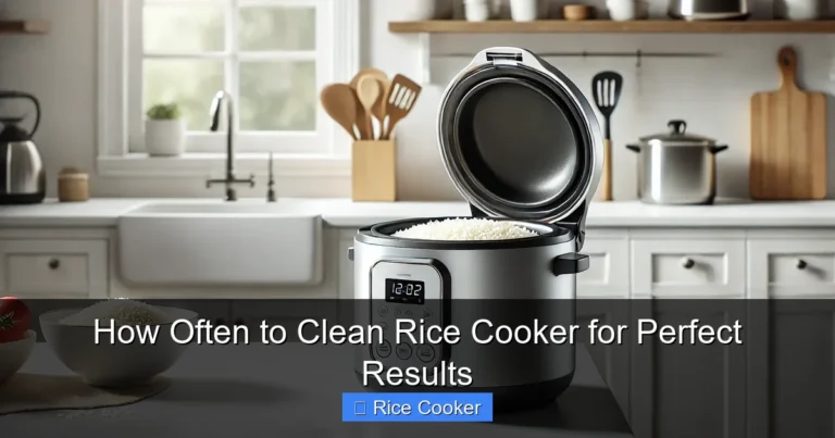 How Often to Clean Rice Cooker for Perfect Results