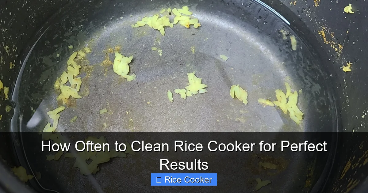 How Often to Clean Rice Cooker for Perfect Results