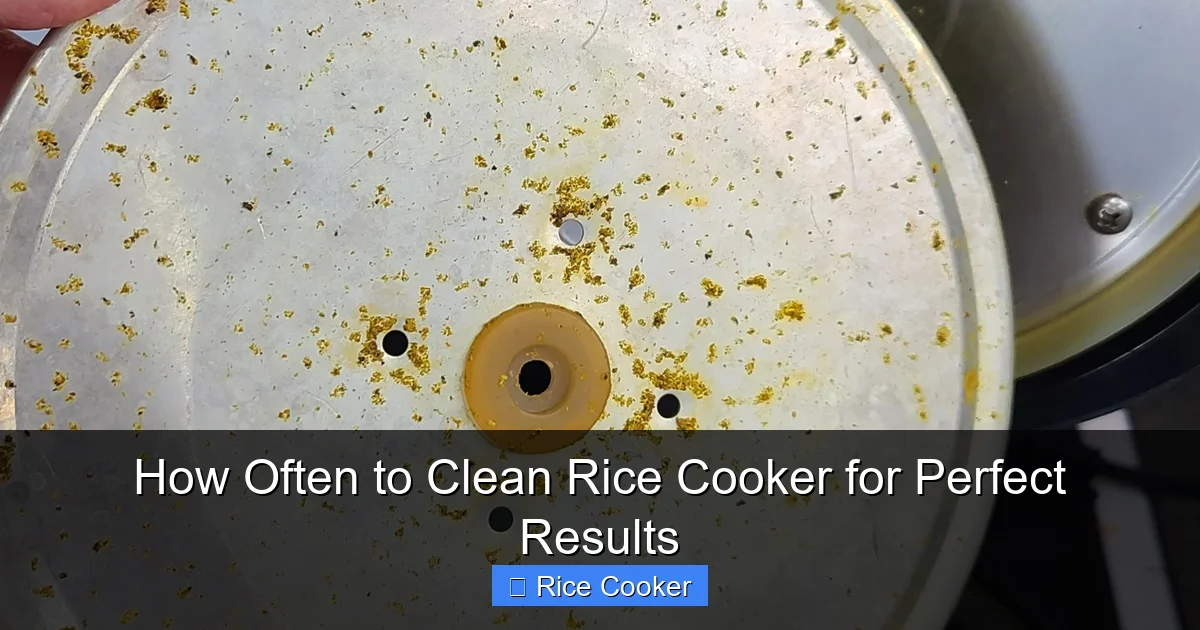 How Often to Clean Rice Cooker for Perfect Results