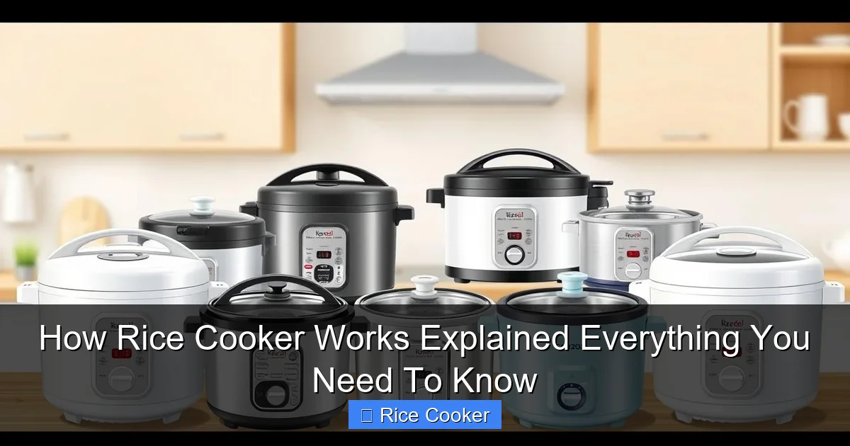 How Rice Cooker Works Explained Everything You Need To Know