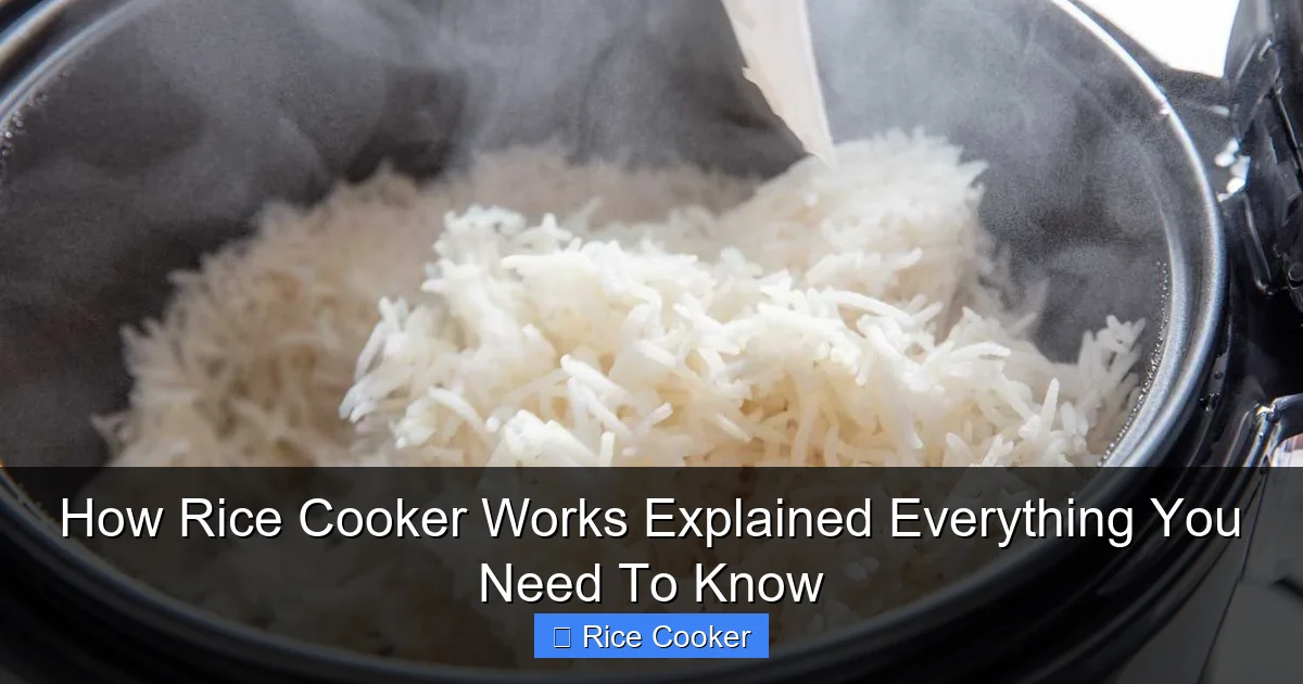 How Rice Cooker Works Explained Everything You Need To Know