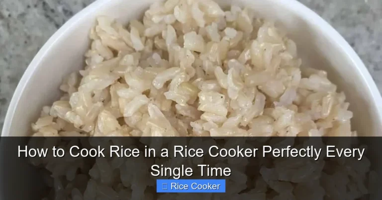 How to Cook Rice in a Rice Cooker Perfectly Every Single Time
