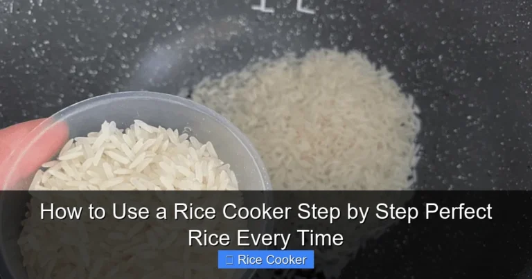 How to Use a Rice Cooker Step by Step Perfect Rice Every Time