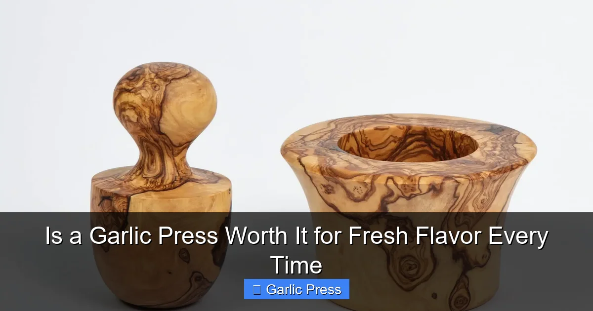Is a Garlic Press Worth It for Fresh Flavor Every Time