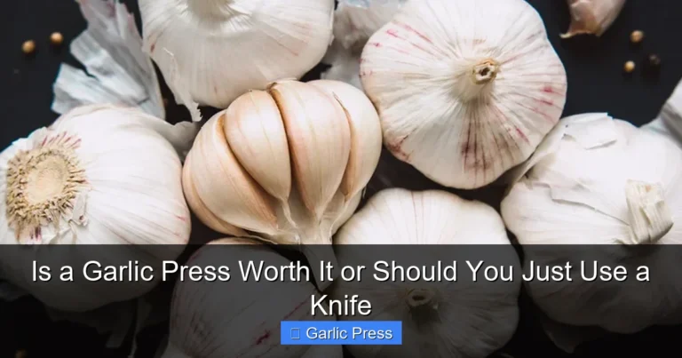 Is a Garlic Press Worth It or Should You Just Use a Knife