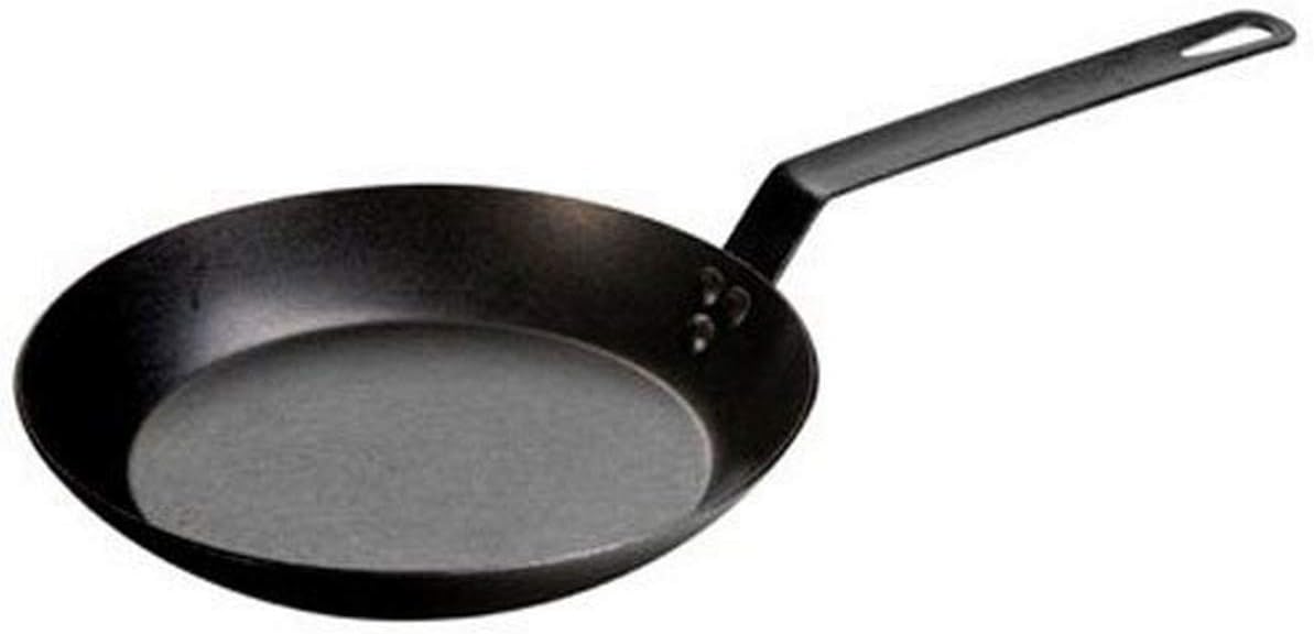 Lodge 10-inch Pre-Seasoned Carbon Steel Skillet for Oven, Stovetop, Gr