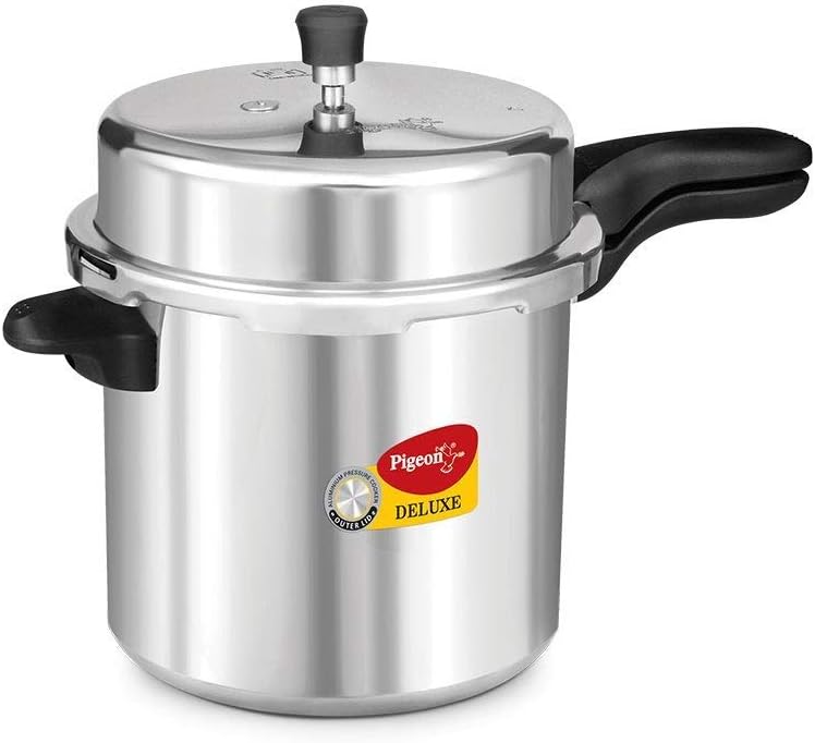 Pigeon 10 Quart Pressure Cooker, Deluxe Aluminum Outer Lid, Stovetop C