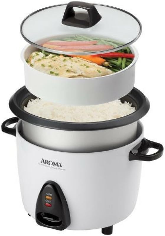 Aroma Housewares ARC-360-NGP 20-Cup Pot-Style Rice Cooker and Food Ste