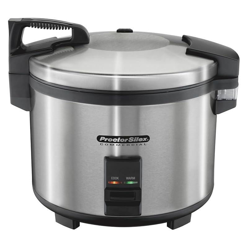 Proctor Silex Commercial 60-Cup Rice Cooker/Warmer with Nonstick Inner