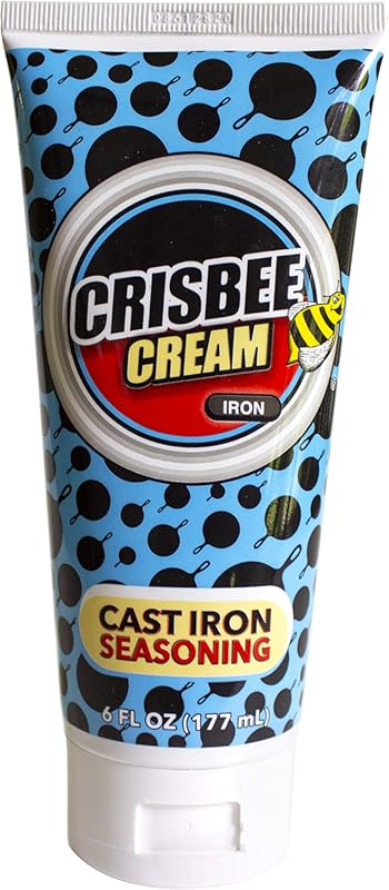 Crisbee Cream Iron Cast Iron and Carbon Steel Seasoning for Blackstone
