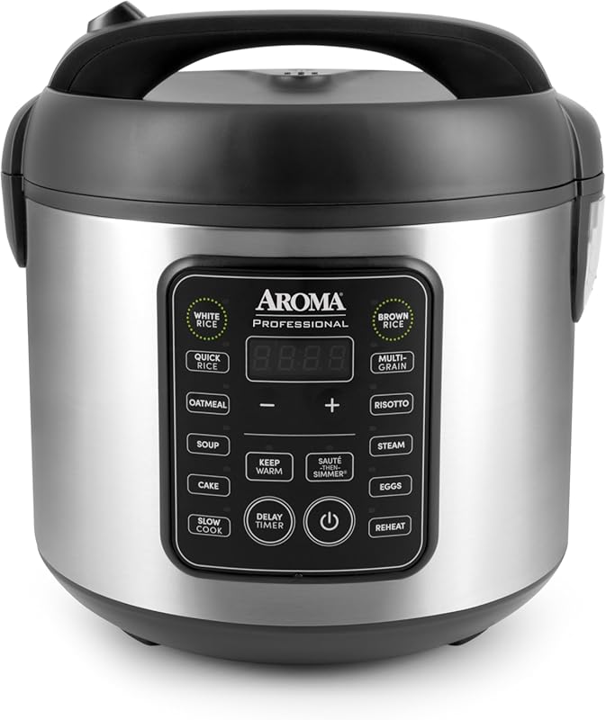 Aroma Professional ARC-5200SB 10-Cup (Uncooked) Digital Multicooker, R