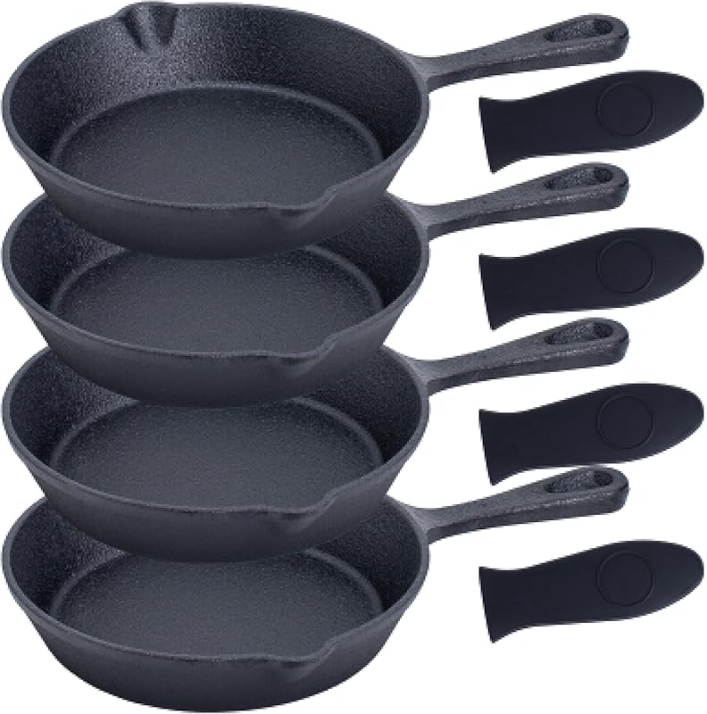 Bruntmor Set of 4 6-Inch Skillets
