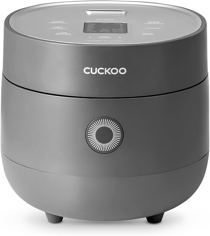 CUCKOO 6-Cup Micom Rice Cooker with Nonstick Inner Pot, 9 Menus, Fuzzy