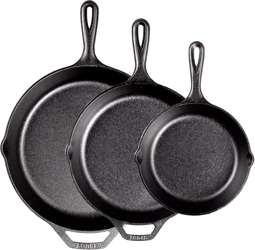 Lodge 3-Piece Skillet Set