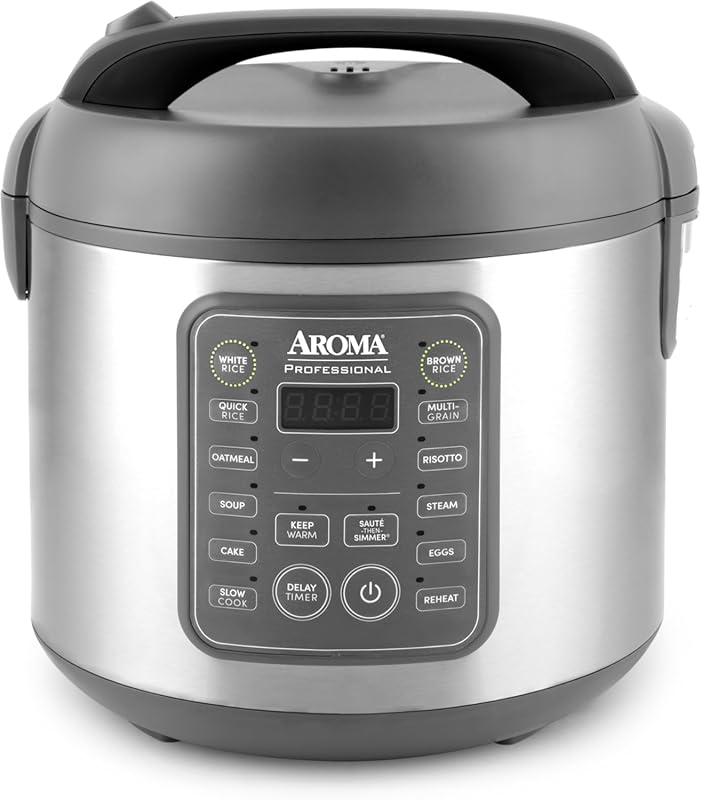 AROMA Professional ARC-5200SG 5-Quart Digital Rice Cooker, Multicooker