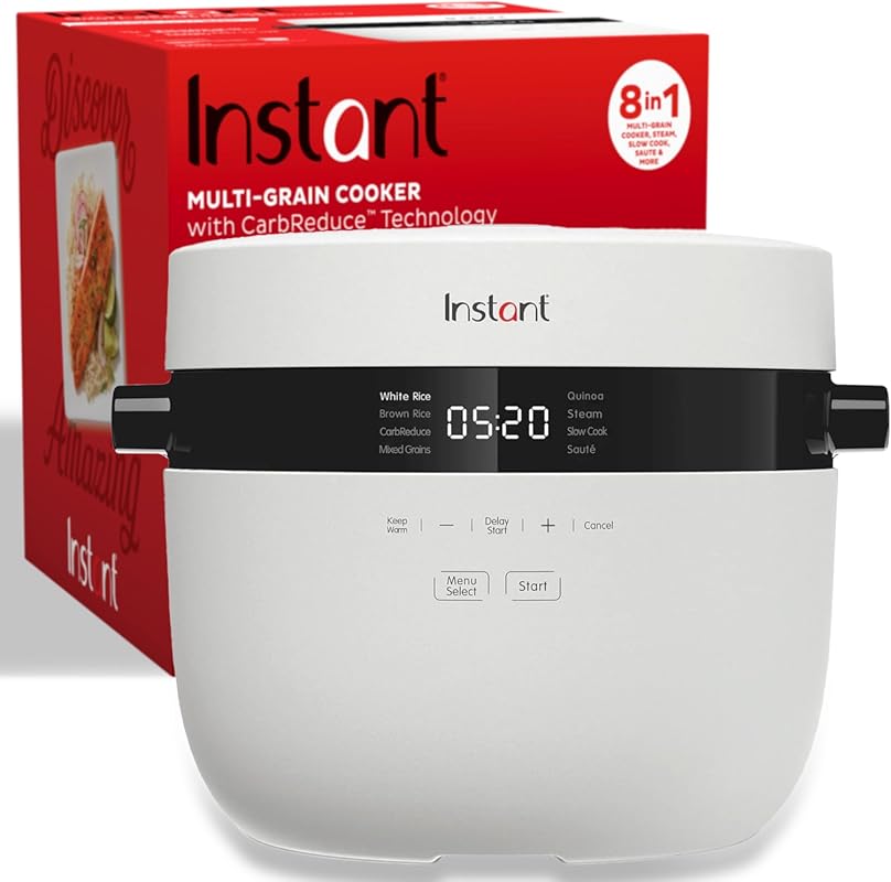 Instant Pot 20-cup rice and grain multi-cooker with carb-reducing tech