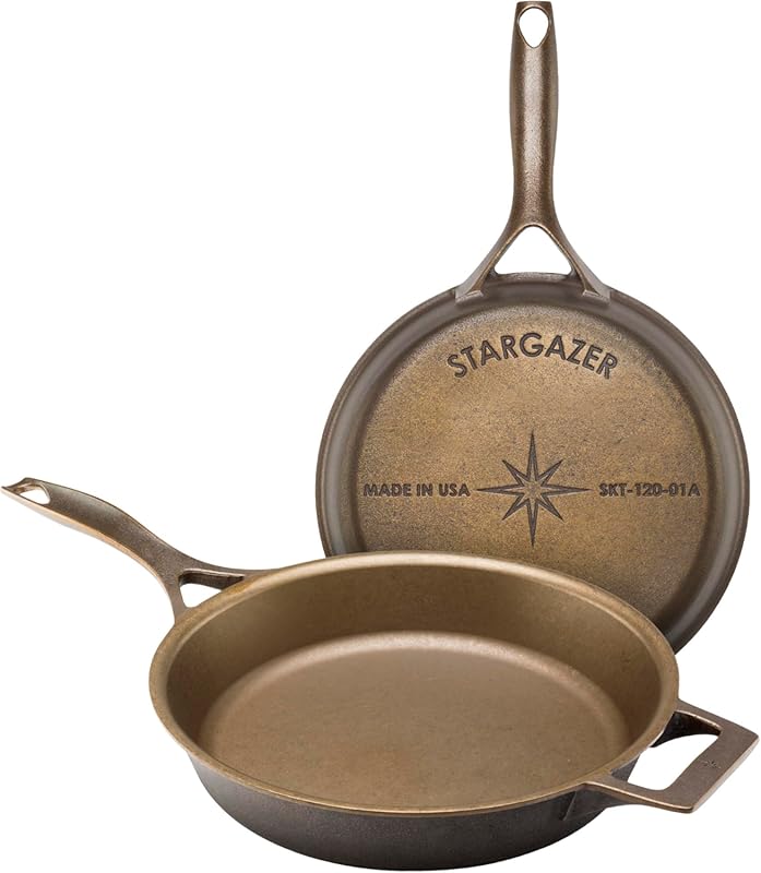 Stargazer 12-Inch Smooth Cast Iron Skillet