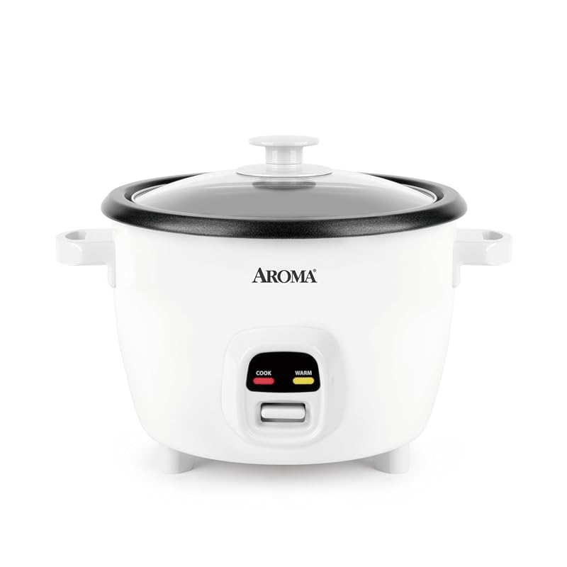 Aroma 20-Cup One-Touch Rice Cooker and Food Steamer with Auto-Warm, 10