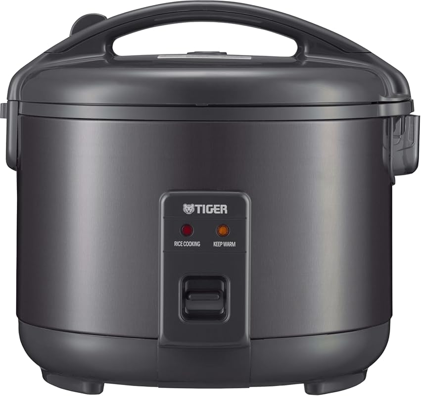 Tiger 8-Cup Rice Cooker with Non-Stick Inner Pot, Retractable Cord and
