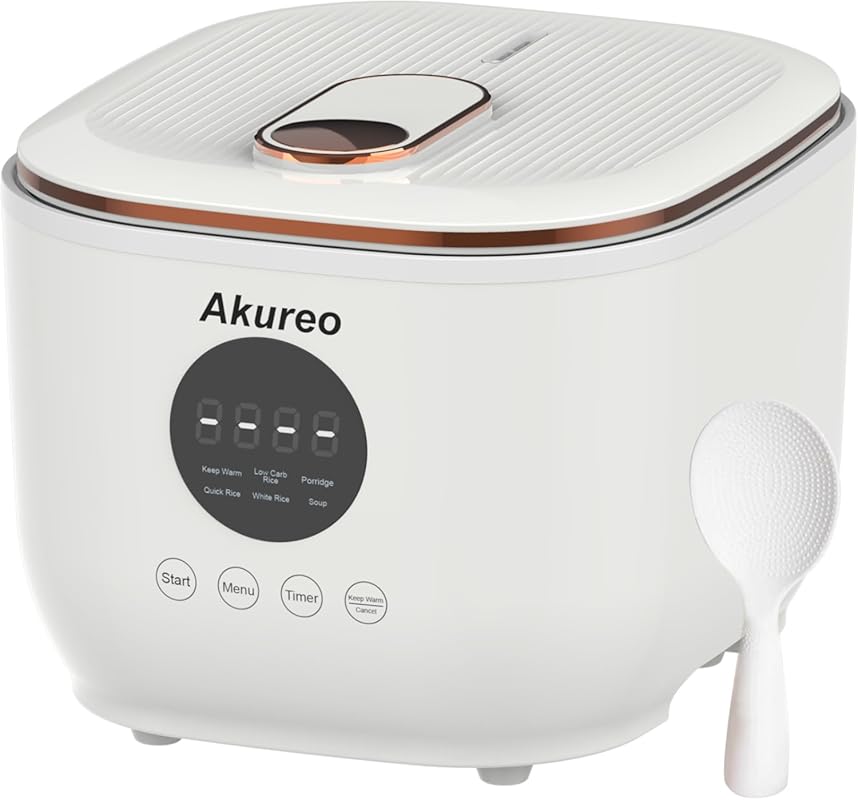 3L low-carb digital rice cooker with stainless-steel filter, 5 cooking