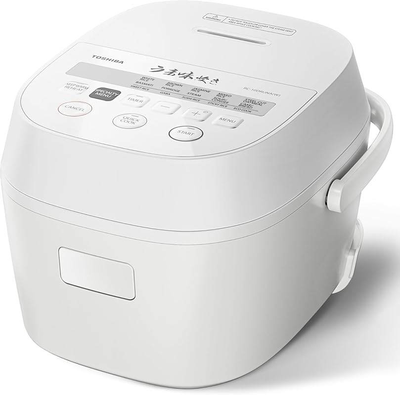 TOSHIBA OriginTaste 5.5-Cup Rice Cooker with Fuzzy Logic, 15 Programs,