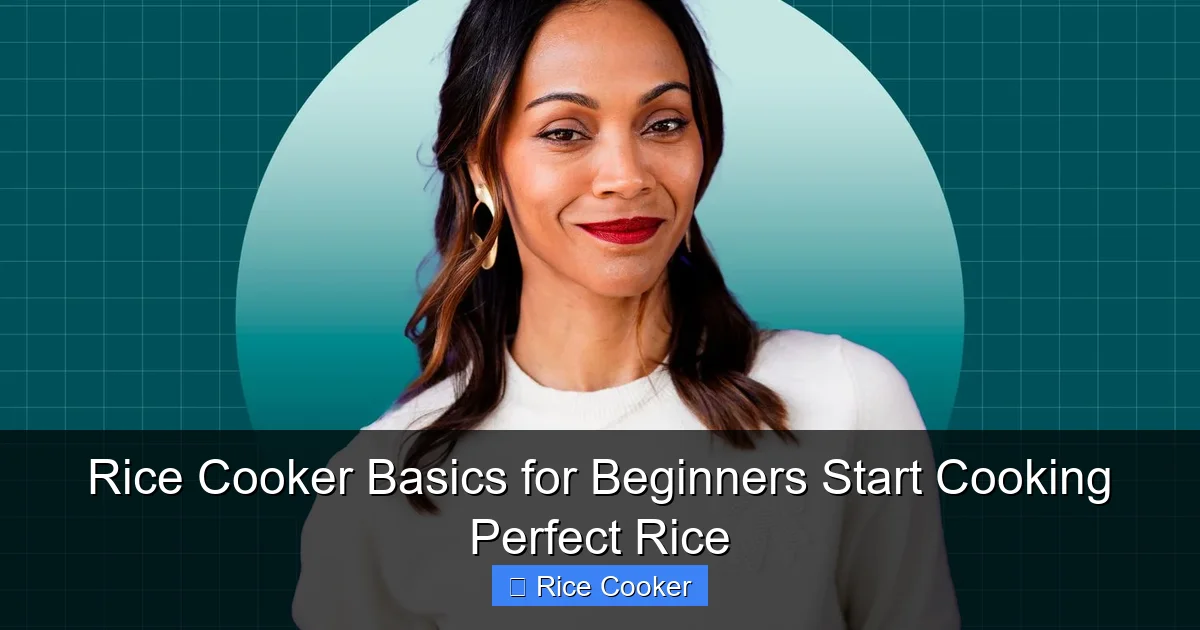 Rice Cooker Basics for Beginners Start Cooking Perfect Rice