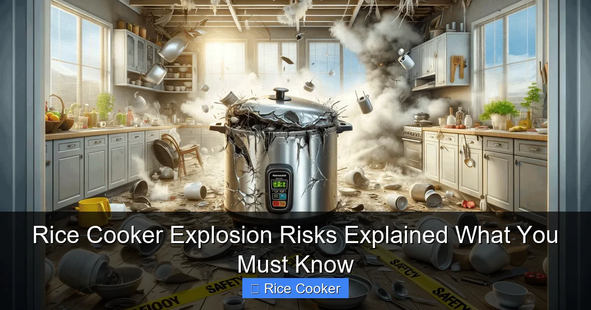 Rice Cooker Explosion Risks Explained What You Must Know