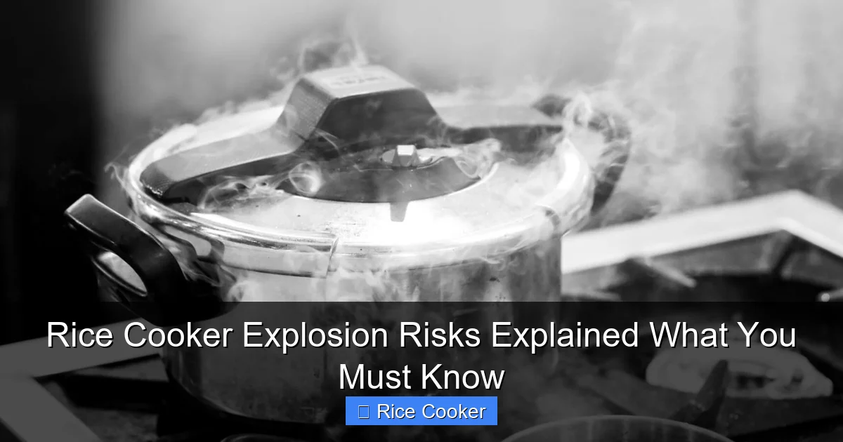 Rice Cooker Explosion Risks Explained What You Must Know
