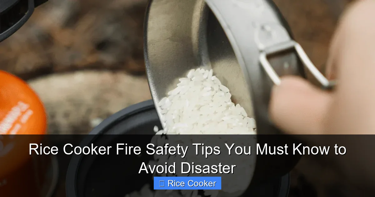 Rice Cooker Fire Safety Tips You Must Know to Avoid Disaster