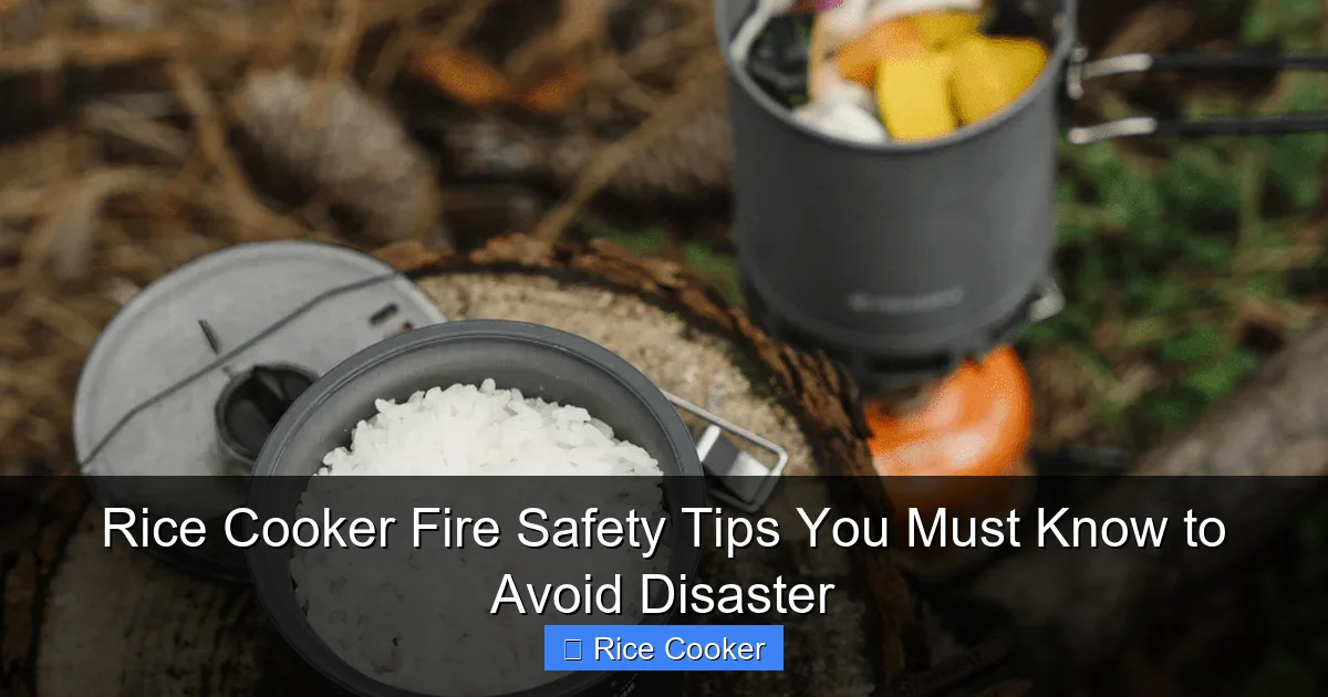 Rice Cooker Fire Safety Tips You Must Know to Avoid Disaster
