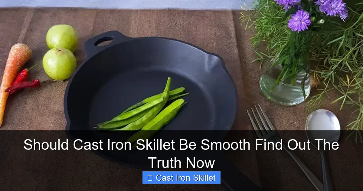 Should Cast Iron Skillet Be Smooth Find Out The Truth Now