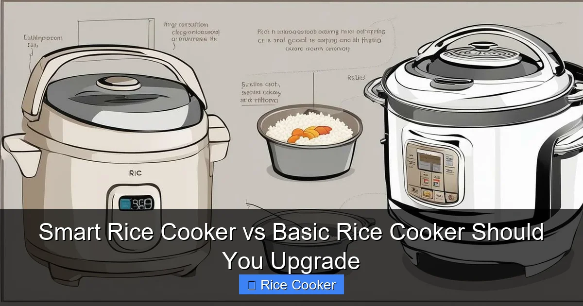 Smart Rice Cooker vs Basic Rice Cooker Should You Upgrade