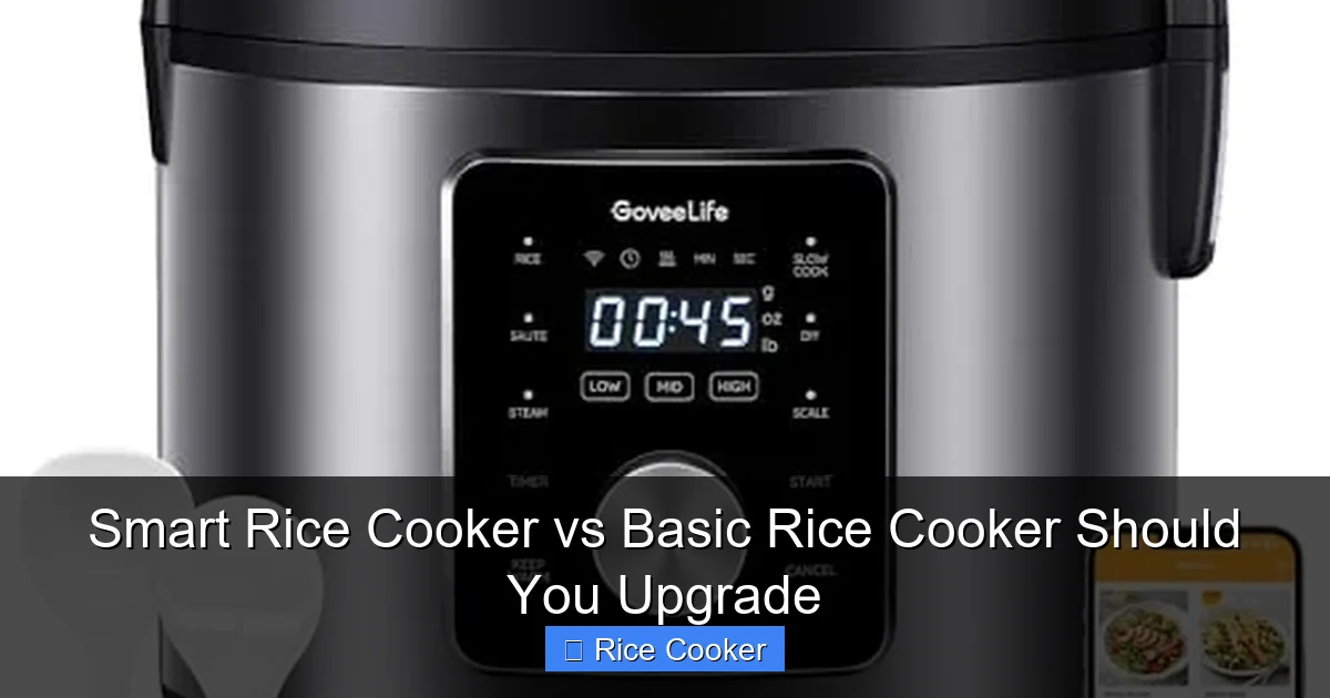 Smart Rice Cooker vs Basic Rice Cooker Should You Upgrade
