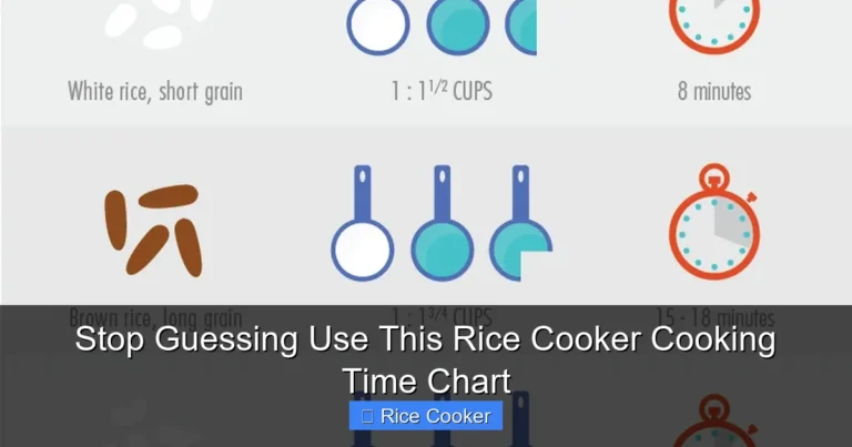 Stop Guessing Use This Rice Cooker Cooking Time Chart