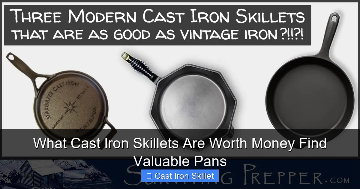 What Cast Iron Skillets Are Worth Money Find Valuable Pans