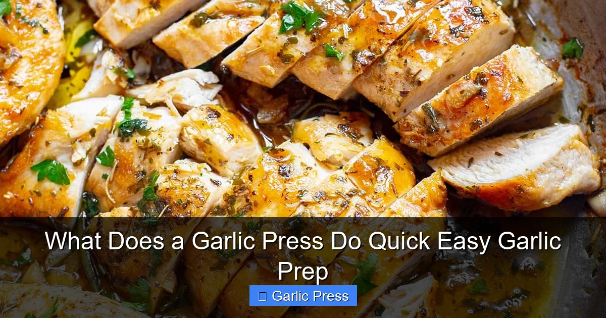 What Does a Garlic Press Do Quick Easy Garlic Prep
