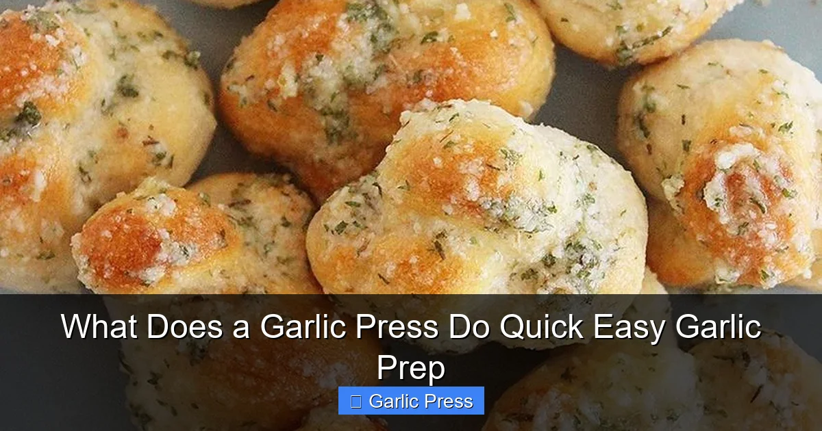 What Does a Garlic Press Do Quick Easy Garlic Prep