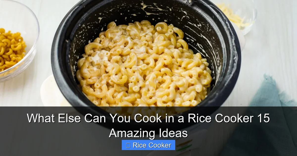 What Else Can You Cook in a Rice Cooker 15 Amazing Ideas