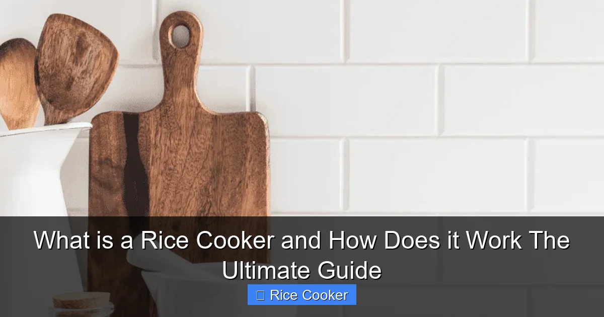 What is a Rice Cooker and How Does it Work The Ultimate Guide