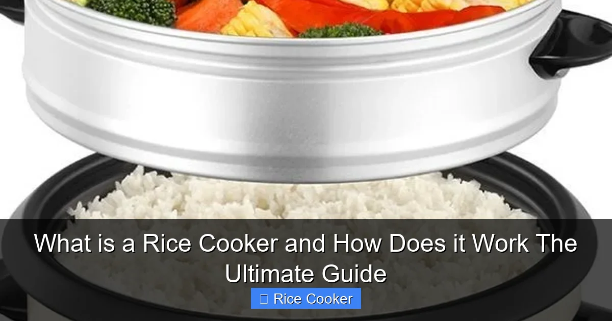 What is a Rice Cooker and How Does it Work The Ultimate Guide