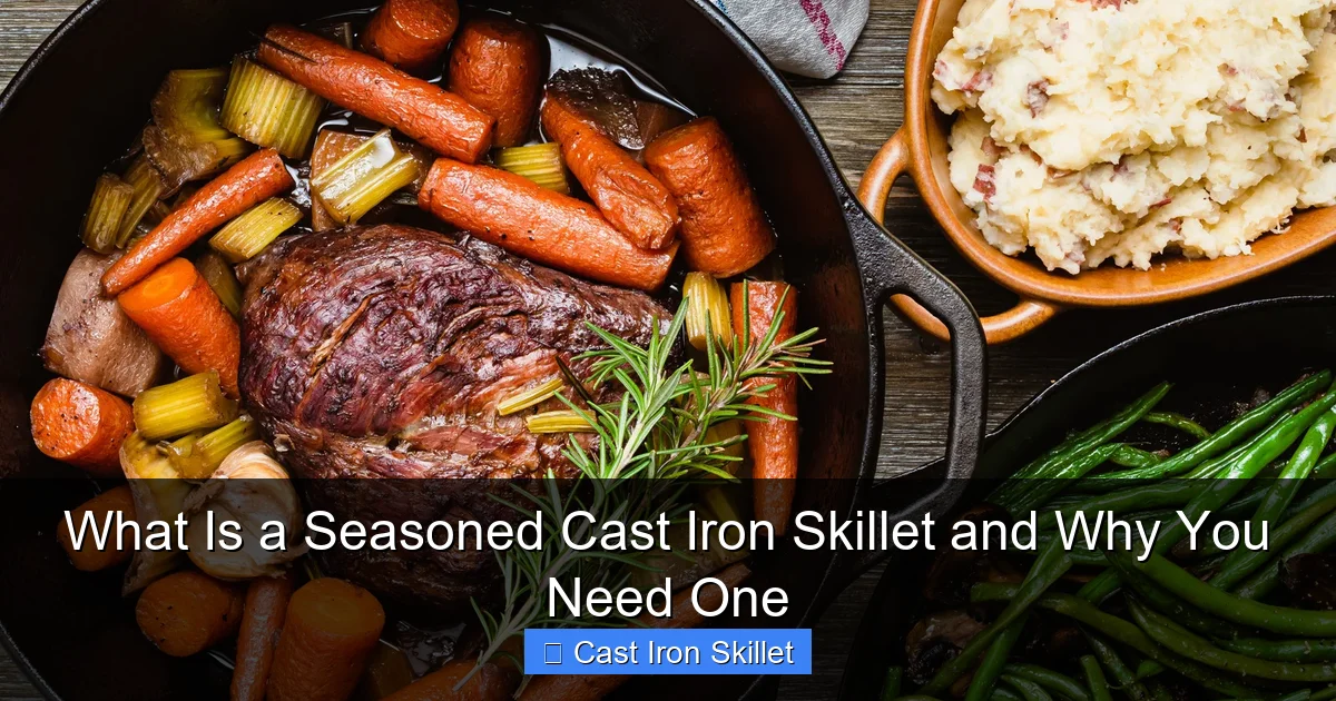 What Is a Seasoned Cast Iron Skillet and Why You Need One