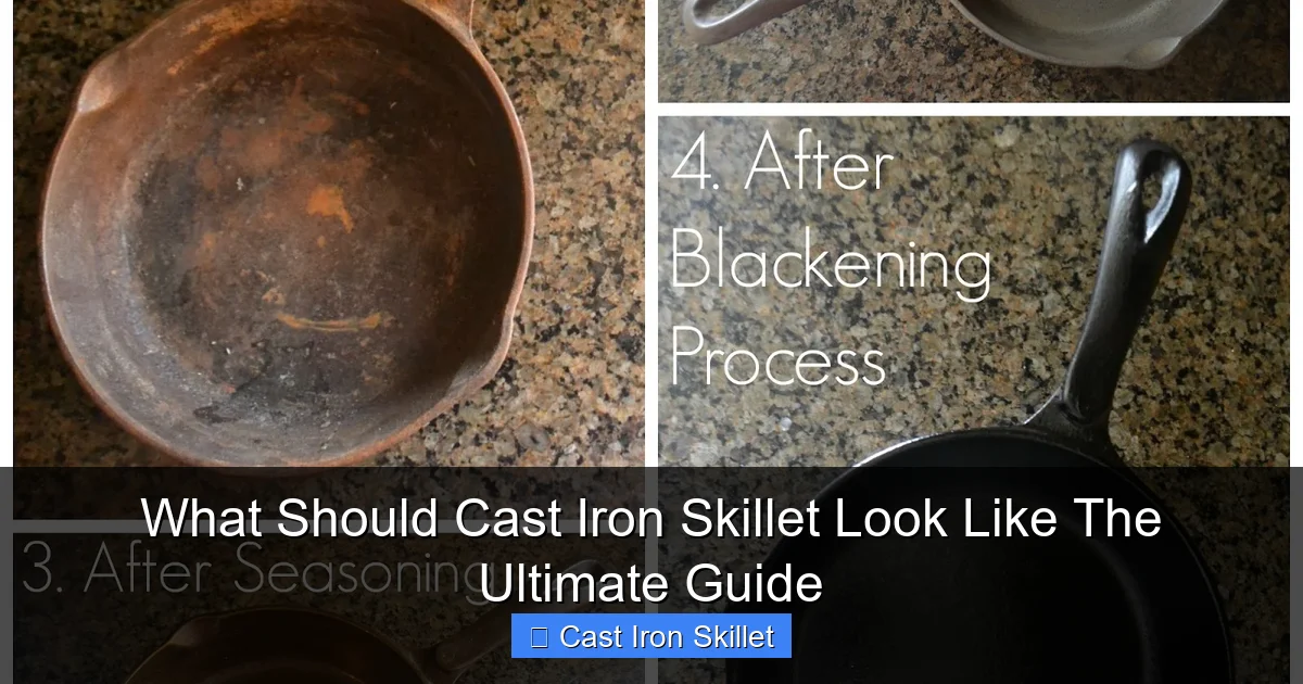 What Should Cast Iron Skillet Look Like The Ultimate Guide