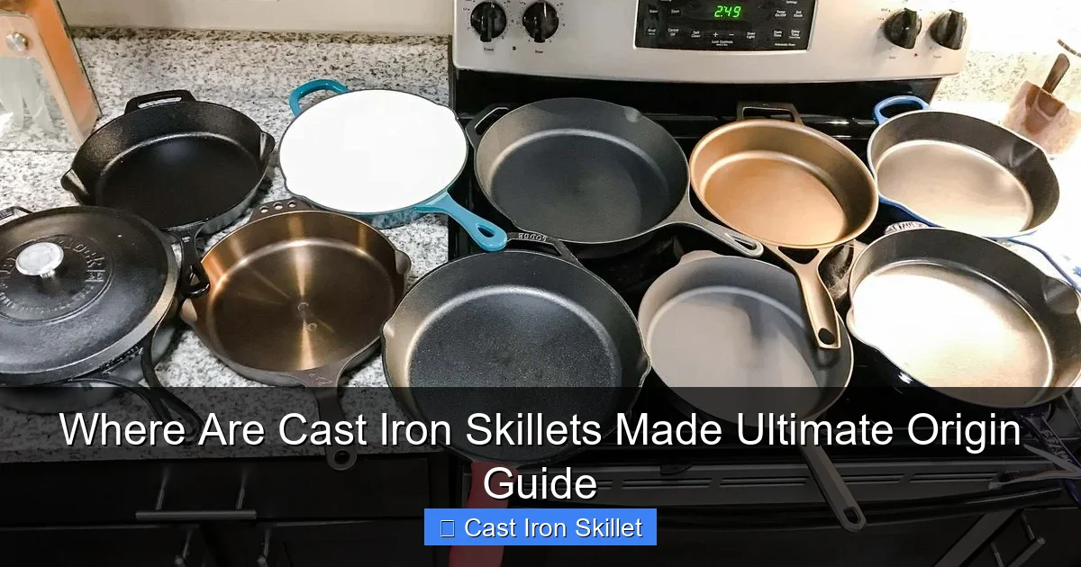 Where Are Cast Iron Skillets Made Ultimate Origin Guide