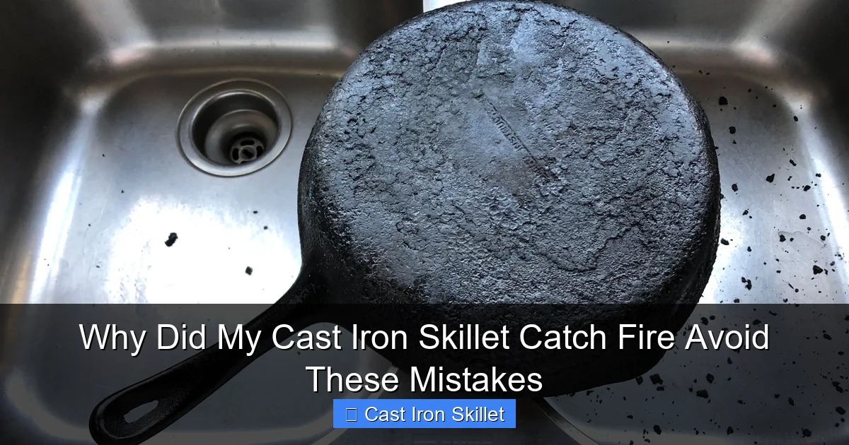 Why Did My Cast Iron Skillet Catch Fire Avoid These Mistakes