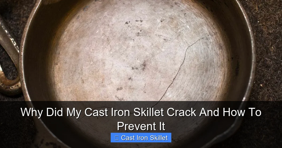 Why Did My Cast Iron Skillet Crack And How To Prevent It
