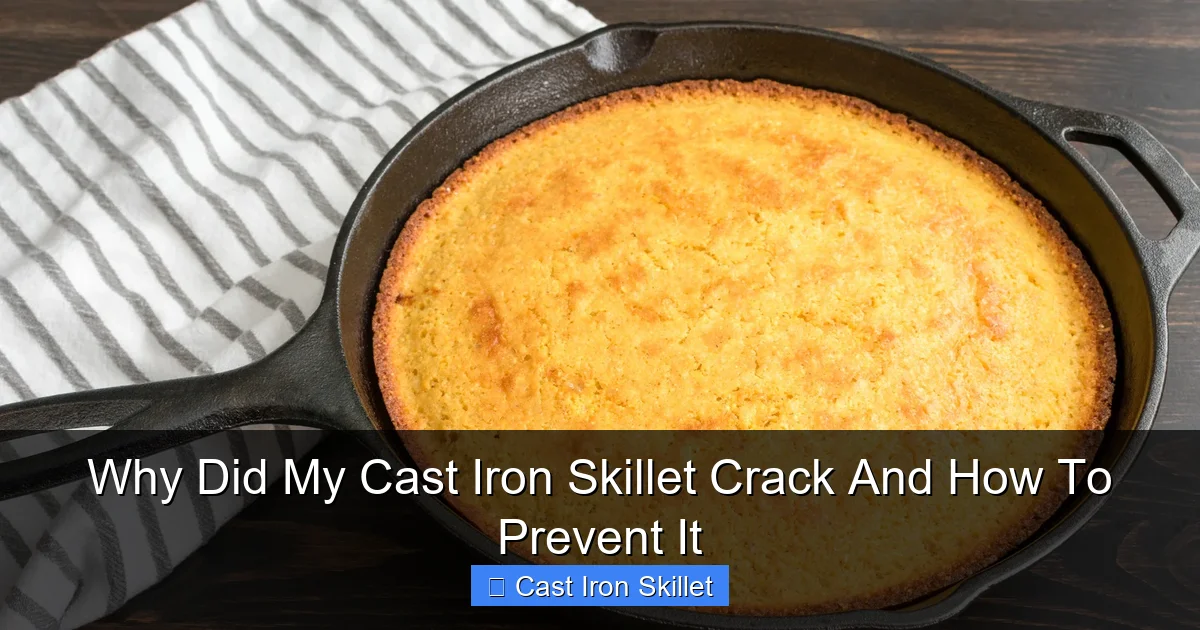 Why Did My Cast Iron Skillet Crack And How To Prevent It