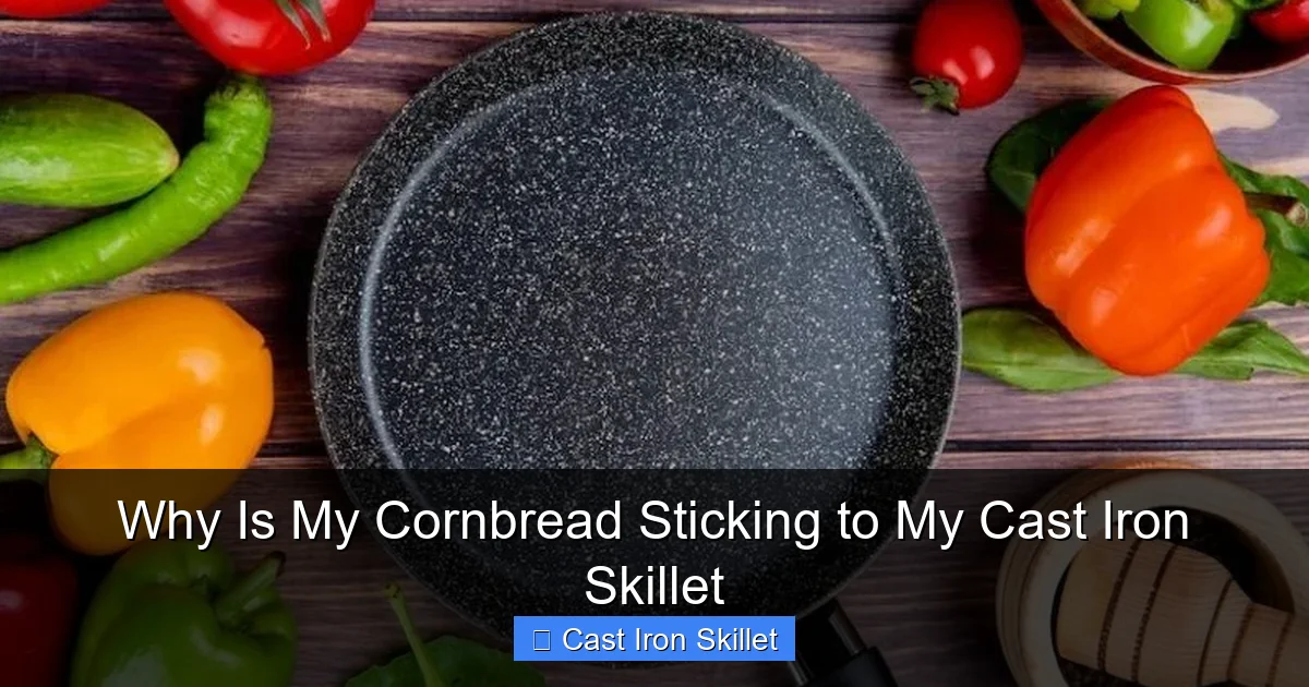 Why Is My Cornbread Sticking to My Cast Iron Skillet